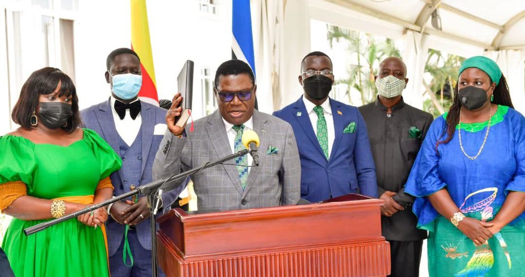 Newly appointed Justice and Constitutional Affairs minister Norbert Mao soon after being vetted Parliament July 22, 2022. COURTESY PHOTO