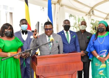 Newly appointed Justice and Constitutional Affairs minister Norbert Mao soon after being vetted Parliament July 22, 2022. COURTESY PHOTO