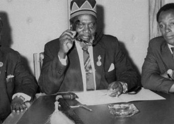 Foe and friend -mJaramogi Oginga Odinga and Mzee Jomo Kenyatta6