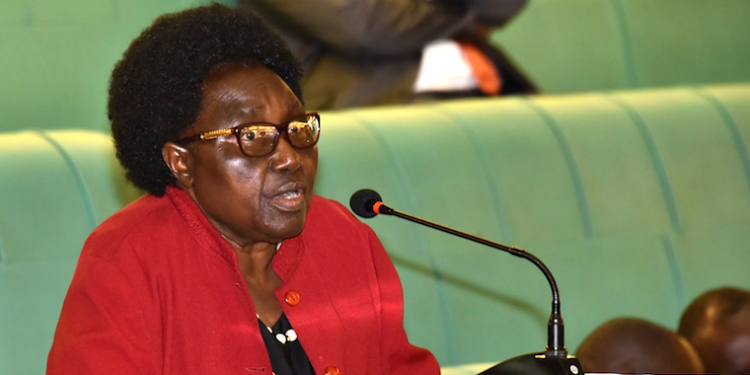 Imat Cecilia Ogwal, the Iron Lady with distinct signature voice; powerful and authoritative at once. COURTESY PHOTO./ CECILIA OGWAL TRIBUTE PAGE.
